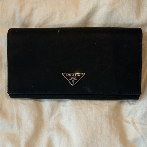 Prada Accessories - Prada Black Nylon Wallet